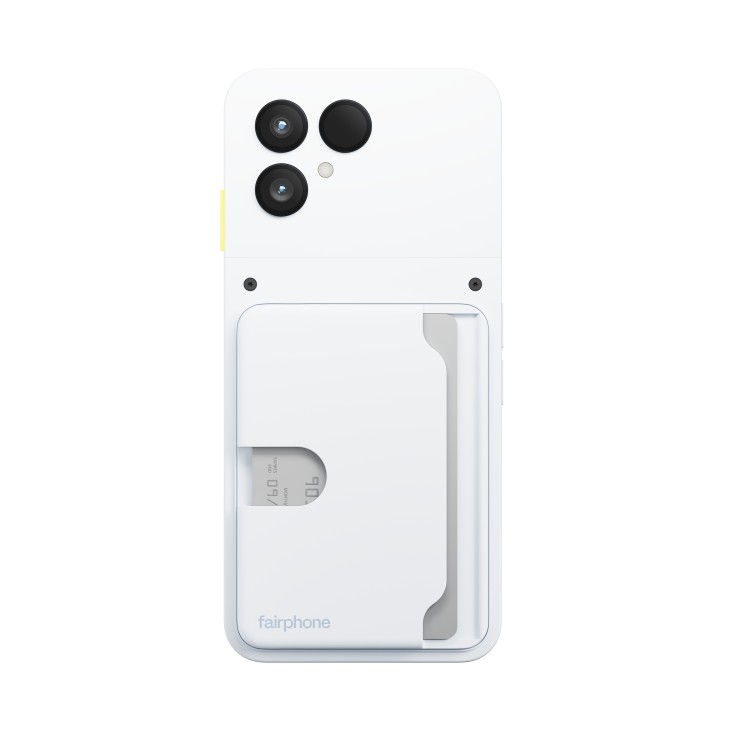 Weißer Kartenhalter für Fairphone (Gen. 6)