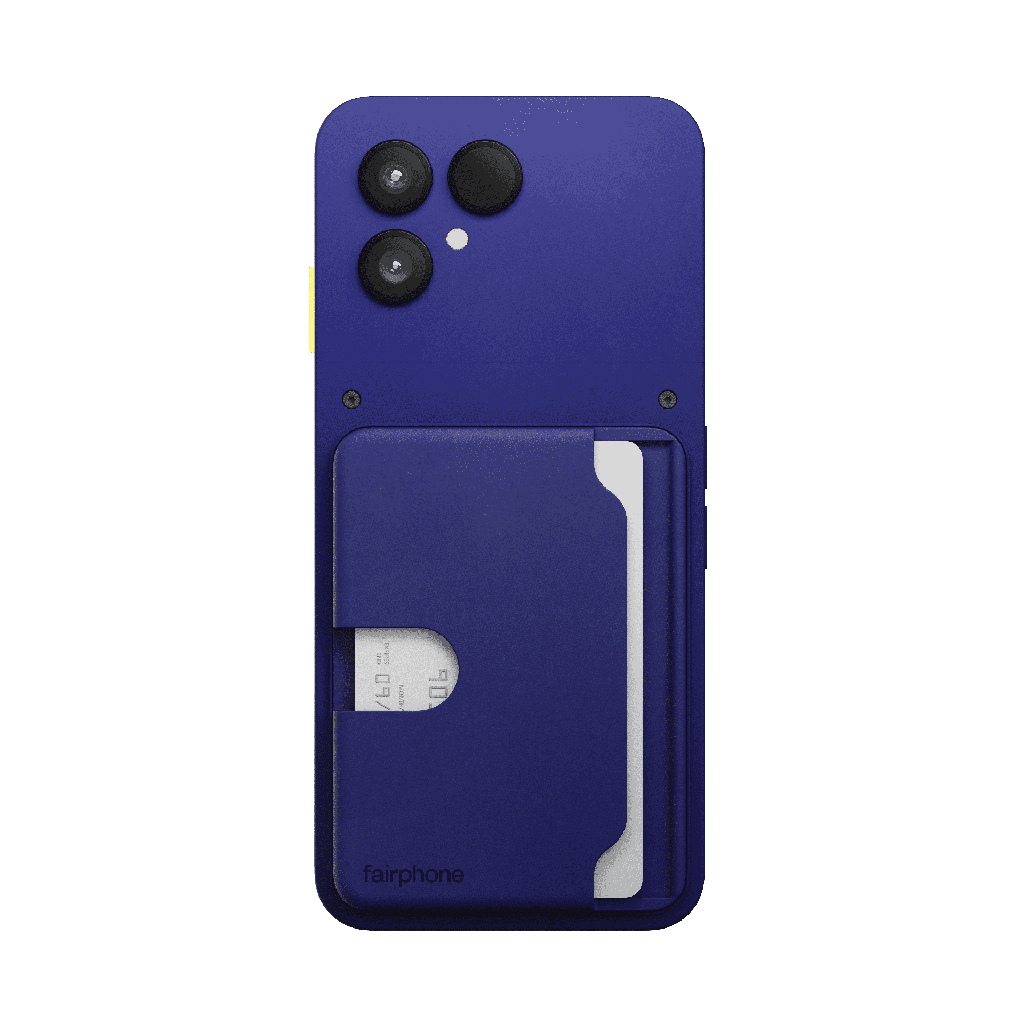 Porte cartes bleu cobalt pour Fairphone (Gen. 6/6+)