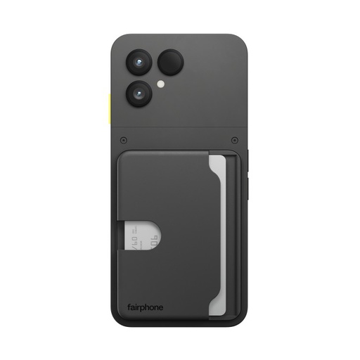 Schwarzer Kartenhalter für Fairphone (Gen. 6)